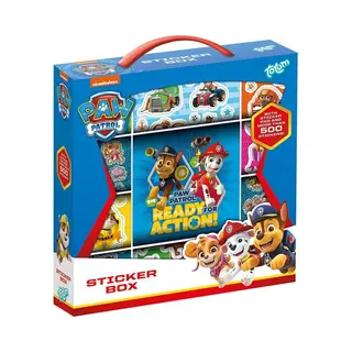 Totum Paw Patrol Sticker Box 12r+2s+bookl