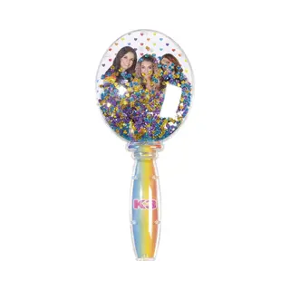 Totum K3 Glitter Kinder Haar Borstel - Speelgoed Meisjes Junior Vanaf 3 Jaar- Met Bewegende Glitters - Studio 100 Kids Beauty