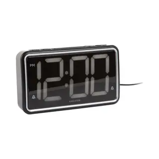 Karlsson Alarm Clock New Retro Black