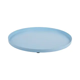 Present Time Tray Servir Round Small Soft Blue