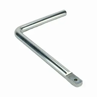 Gb Boerenklinkstel - 1/3, 8 Mm Gatenpatroon - 165x115 Mm - ø12mm - Verzinkt Staal Ev