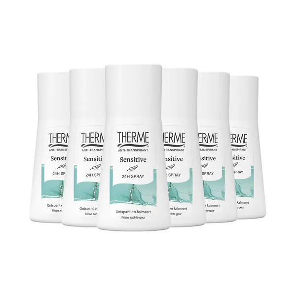 6x Therme Anti-Transpirant Sensitive Spray 75 Ml thumbnail