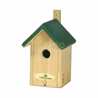 Vogelbescherming Nestkast Little Rock - Vogelhuisje - Groen - 20x12x13