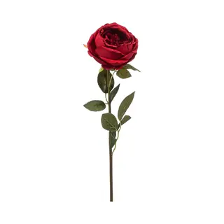 Emerald - Kunstbloem Roos Joelle 65cm Rood - Kunstplant Voor Binnen