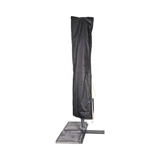 Lesliliving Beschermhoes - Zweefparasol -Ø3, 5m/3x3m - Waterdicht - Zwart