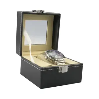 Horlogebox - Horlogedoos Voor Heren & Dames - 1 Horloge - Zwart