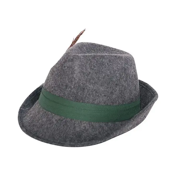 Folat - Tiroler Alpen Hoedje - Carnaval - Carnaval Kostuum - Carnaval Accessoires thumbnail