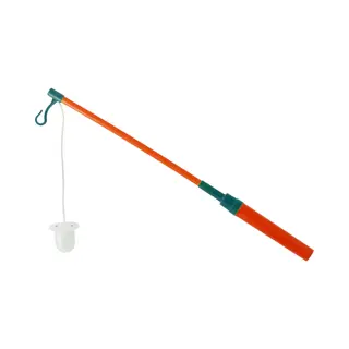 Lampionstokje - Met Led Lichtje - Incl. Batterijen - 40 Cm - Oranje