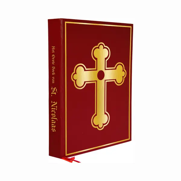 Folat Het Grote Boek Van Sinterklaas - Rood - 33 Cm - Met Blanco Bladzijden - Sint Accessoires thumbnail