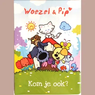 Folat Woezel & Pip Uitnodigingskaarten Met Enveloppen - Uitnodiging - Feestje - 8 Stuks