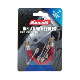 Toi-Toys Universele Opblaas Naalden - Met Verloopnippel, Flexibele Slang En Opzetstuk - Ballen/luchtbed/fiets