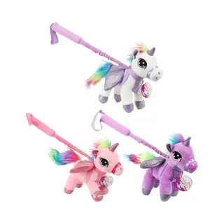 Toi-Toys Eenhoorn Knuffel Met Loopstok Assorti