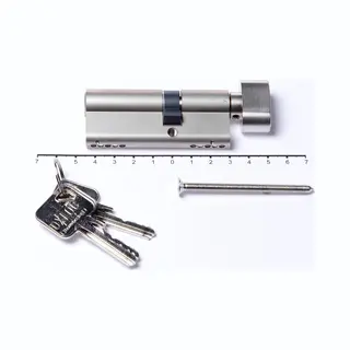 Oxloc Profielcilinder Knop Dubbel Sl45/kn30 Skg**