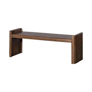 BePureHome Woood Prop Bankje - Hout - Warm Bruin - 40x120x45