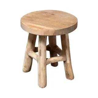 Unbekannt Teak Hocker Klein