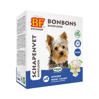 Biofood Schapenvet Mini Bonbons Knoflook 80 St