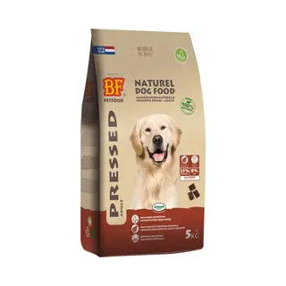 4x Bf Petfood Vleesbrok Geperste Hondenbrokken Adult 5 Kg