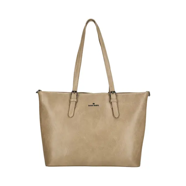 Enrico Benetti Julia Shopper – 15 Inch Laptop – Dames Laptoptas - Werktas Dames - 65019 – Lichttaupe thumbnail