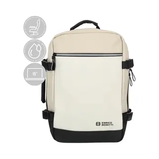 Enrico Benetti Underseater Rugzak - Waterproof Cabin Rugzak - Onder De Stoel Bagage – Ryanair Reistas – 15 Inch Laptop Handbagage – Cabin Rugzak