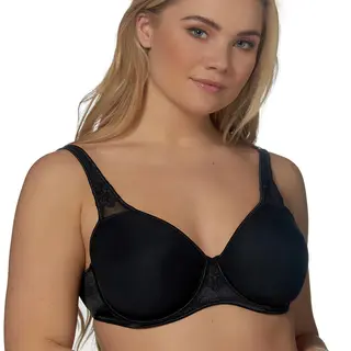Elbrina Lingerie Elbrina Spacer Vrouwen Beha - Zwart - Maat 80F