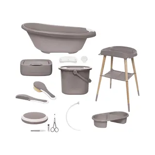 Bébé Jou, Babybadje, Badset 8 Delig Sense Edition Chalk Brown