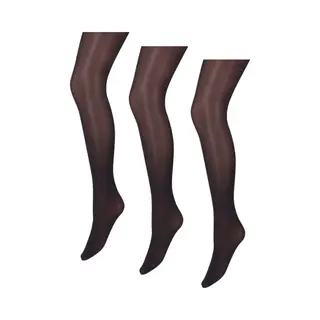 Marianne - Glanzende Dames Panty - 35 Denier - 3-Pack - Maat Xxl - Navy Blue
