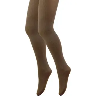 Meisjes Panty - 60 Den - Coffee Melange - Maat 116/128