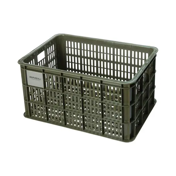 Basil Schaltwerke - 2139980088 Fahrradkasten Moss Green 40 Ltr thumbnail