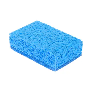 Betra Viscose Sanitairspons Blauw Met Schuurvlies 106x68x30 Mm