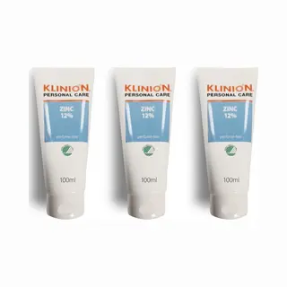 Klinion Personal Care Klinion® | 3 X Zinkzalf 12% Parfumvrij | 100ml | Voordeelverpakking
