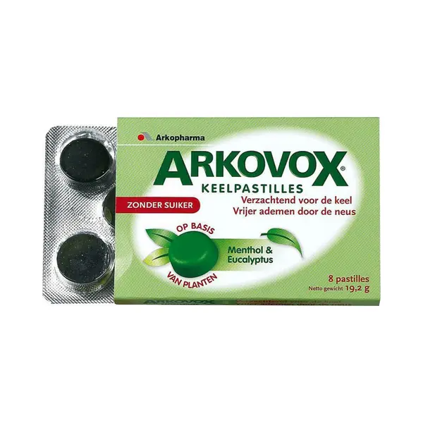 Arkopharma Keelpastilles Menthol&Eucalyptes thumbnail