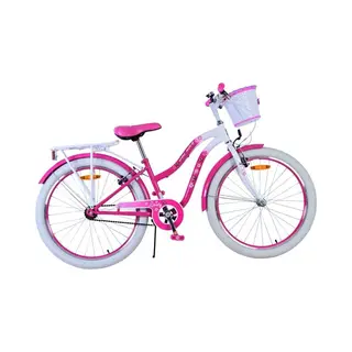 Volare Lovely Kinderfiets - Meisjes - 24 Inch - Roze - Twee Handremmen