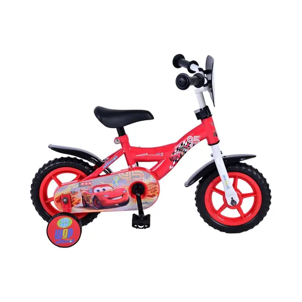 volare Disney Cars Kinderfiets - Jongens - 10 Inch - Rood thumbnail