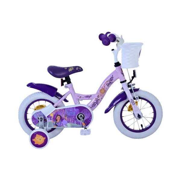volare Disney Wish Kinderfiets - Meisjes - 12 Inch - Paars thumbnail