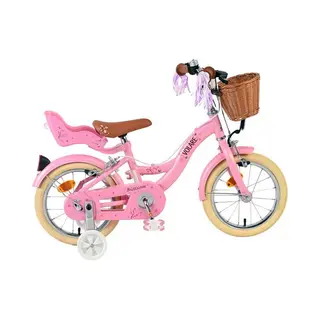 Volare Blossom Kinderfiets - Meisjes - 14 Inch - Roze - Twee Handremmen