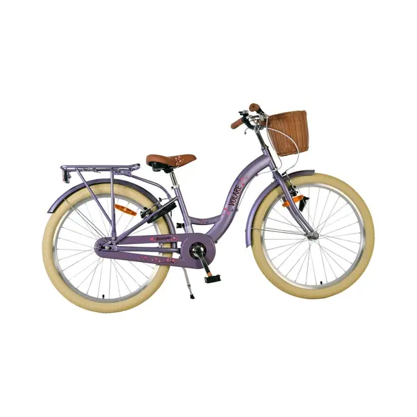 Volare Blossom Kinderfiets - 24 Inch - Twee Handremmen - Paars thumbnail