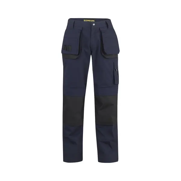 StØRvik Arbeits-Hose Lang - Bundhose Mit Cargo-Taschen - Herren - 35% Baumwolle - Blau - Größe Xl thumbnail