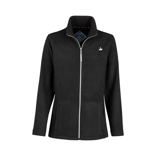 BjØRnson Jenna Fleece Vest 4 Seizoenen Dames - Rits - Maat 38 - Zwart thumbnail