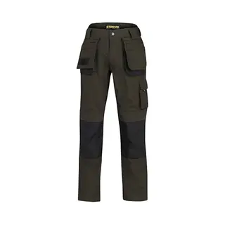 StØRvik Arbeits-Hose Lang - Bundhose Mit Cargo-Taschen - Herren - 35% Baumwolle - Grün - Größe L