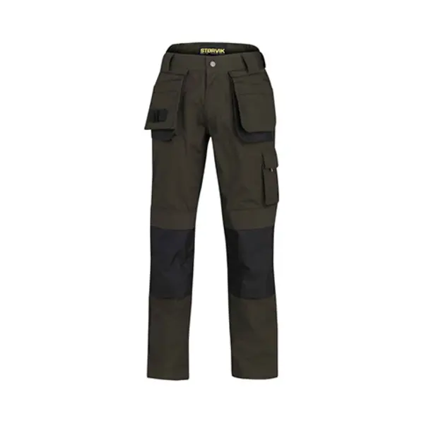 StØRvik Arbeits-Hose Lang - Bundhose Mit Cargo-Taschen - Herren - 35% Baumwolle - Grün - Größe L thumbnail