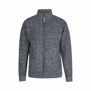 BjØRnson Gus Kabel-gebreid Vest Fleece Gevoerd Heren - Maat 5XL - Grijs