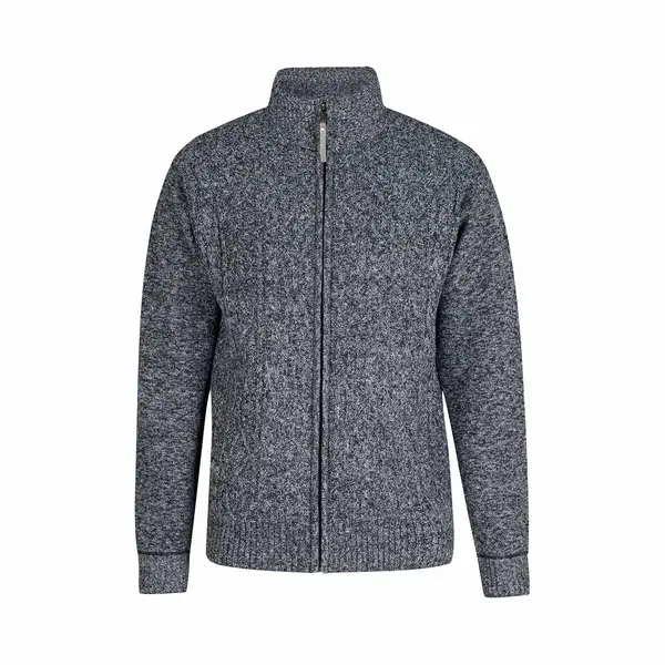 BjØRnson Gus Kabel-gebreid Vest Fleece Gevoerd Heren - Maat 3XL - Grijs thumbnail