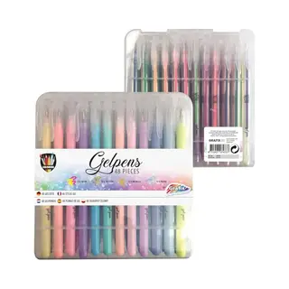 Grafix, Schrijfpennen, Gelpen-set (48x)