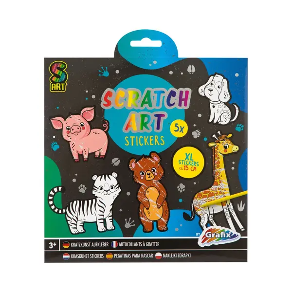 Creative Craft Group Kraskunst Stickers - Dieren, 6dlg. thumbnail