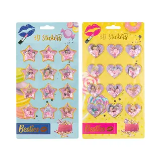 Besties, Stickers, 3D-Aufkleberbogen