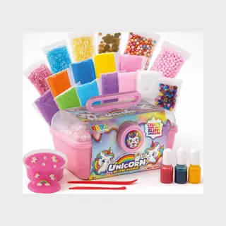 Unicorn Slijm Pakket 75pcs - Slijm Voor Kinderen - Unicorn Knutselen Voor Kinderen - Veilig En Educatief Speelgoed - Slime - Joya Creative