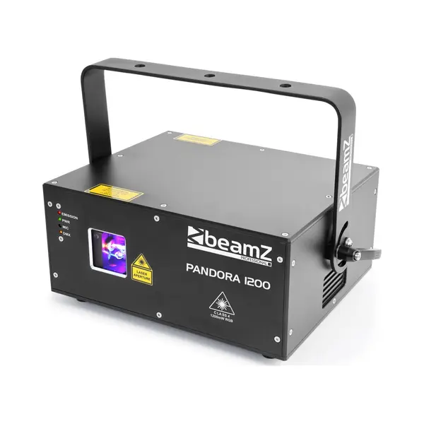 BeamZ Pandora 1200 Discolaserprojector Zwart thumbnail