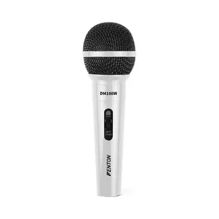Fenton DM100W Zwart, Wit Microfoon voor podiumpresentaties