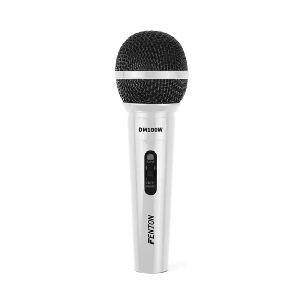 Fenton DM100W Zwart, Wit Microfoon voor podiumpresentaties thumbnail