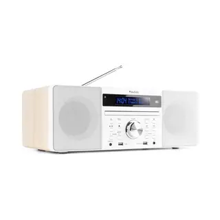 Audizio Prato Heim-Audio-Mikrosystem 60 W Weiß